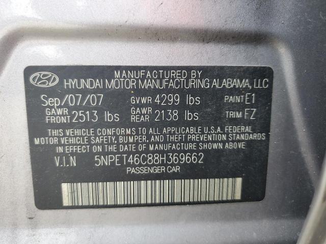 Photo 12 VIN: 5NPET46C88H369662 - HYUNDAI SONATA GLS 