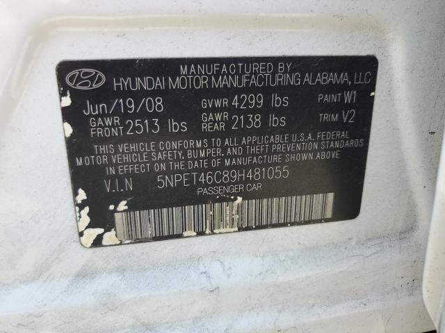 Photo 11 VIN: 5NPET46C89H481055 - HYUNDAI SONATA 