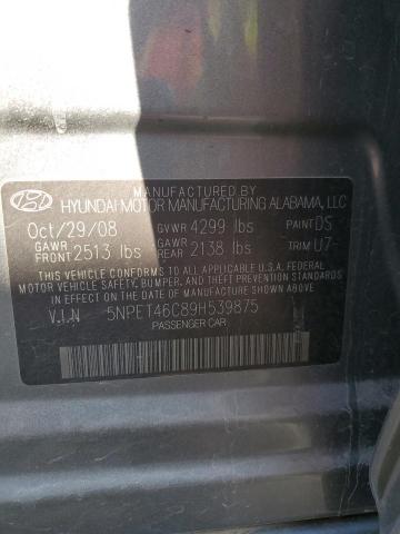 Photo 11 VIN: 5NPET46C89H539875 - HYUNDAI SONATA 