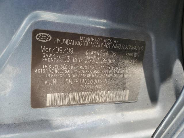 Photo 11 VIN: 5NPET46C89H575274 - HYUNDAI SONATA GLS 