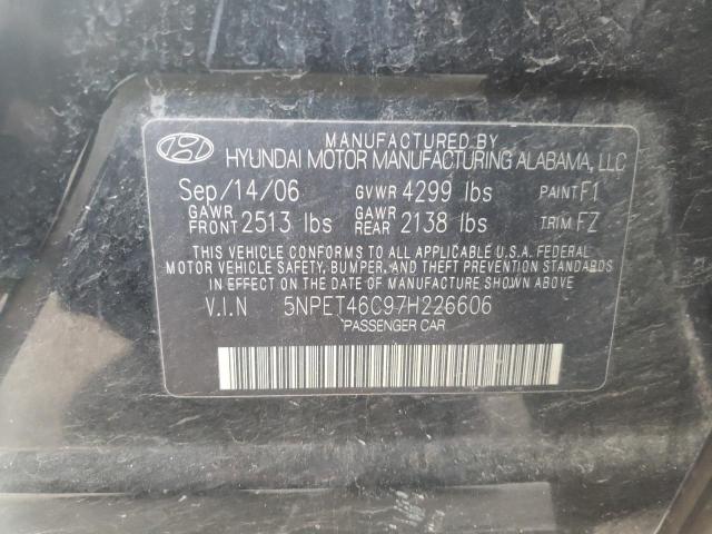 Photo 9 VIN: 5NPET46C97H226606 - HYUNDAI SONATA GLS 