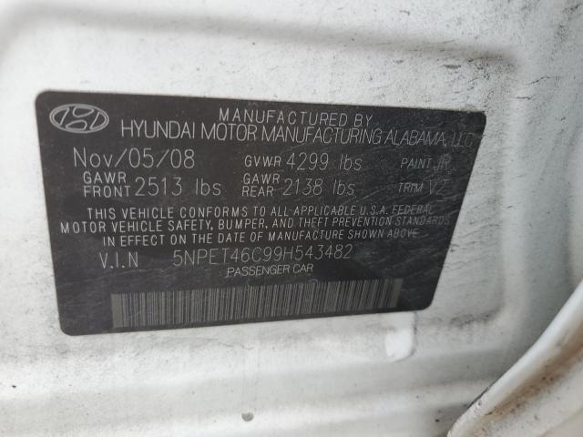 Photo 11 VIN: 5NPET46C99H543482 - HYUNDAI SONATA GLS 