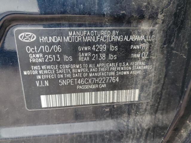 Photo 11 VIN: 5NPET46CX7H227764 - HYUNDAI SONATA 