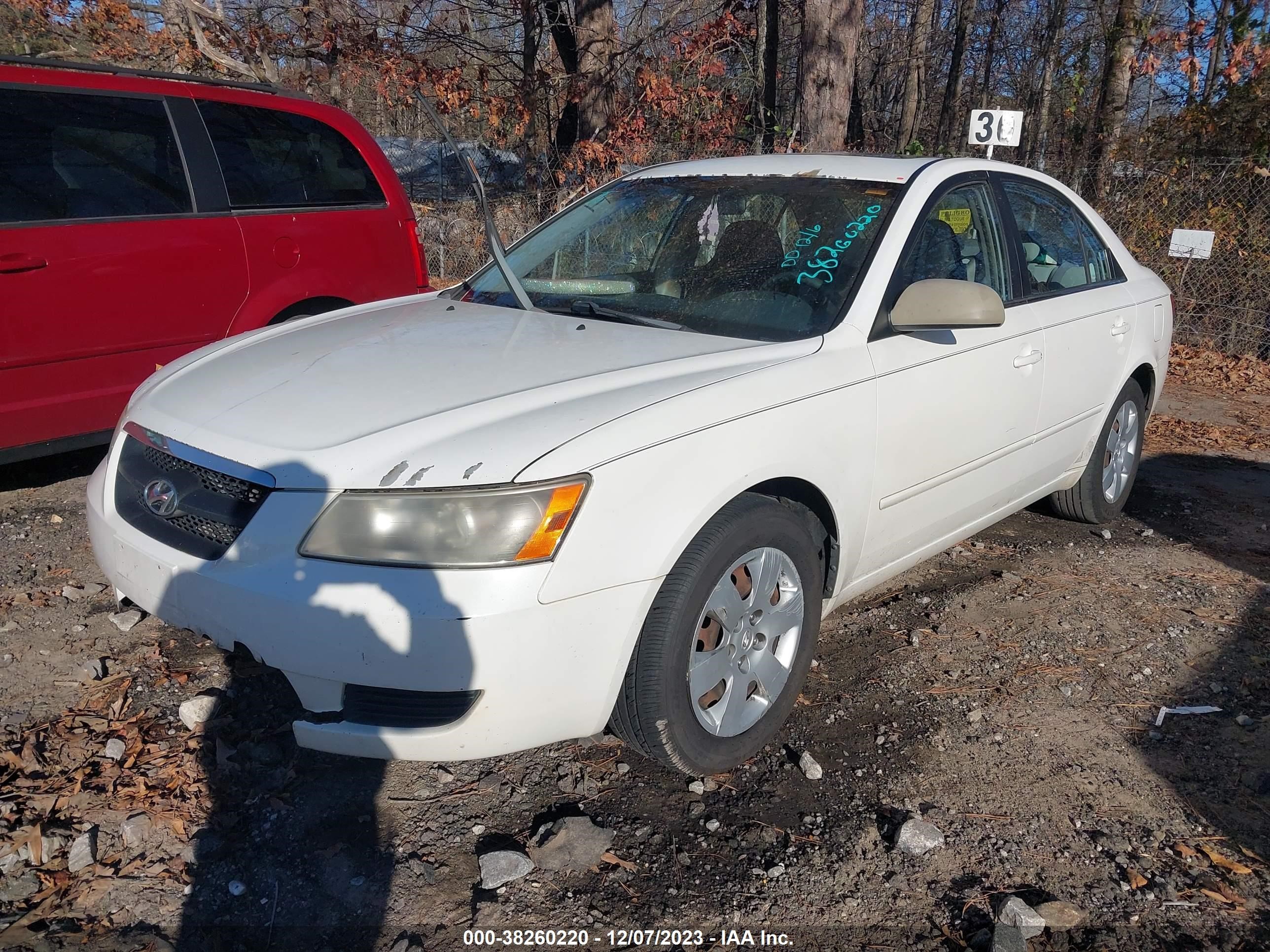 Photo 1 VIN: 5NPET46CX8H314372 - HYUNDAI SONATA 