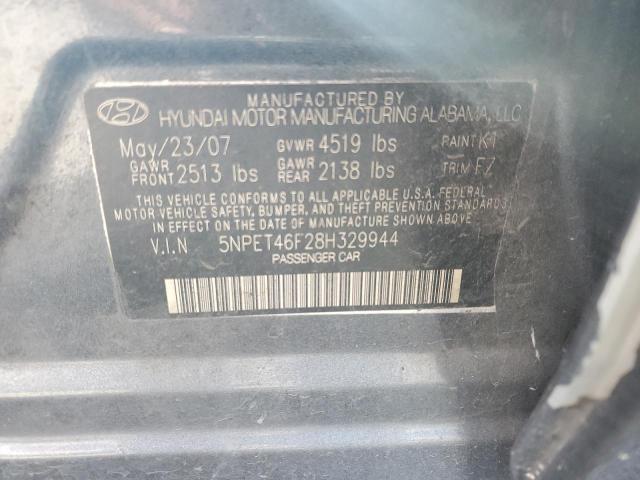 Photo 11 VIN: 5NPET46F28H329944 - HYUNDAI SONATA GLS 