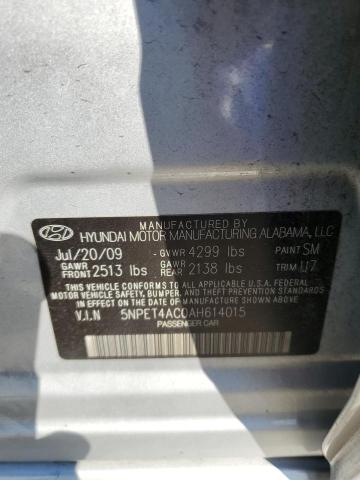 Photo 9 VIN: 5NPET4AC0AH614015 - HYUNDAI SONATA 