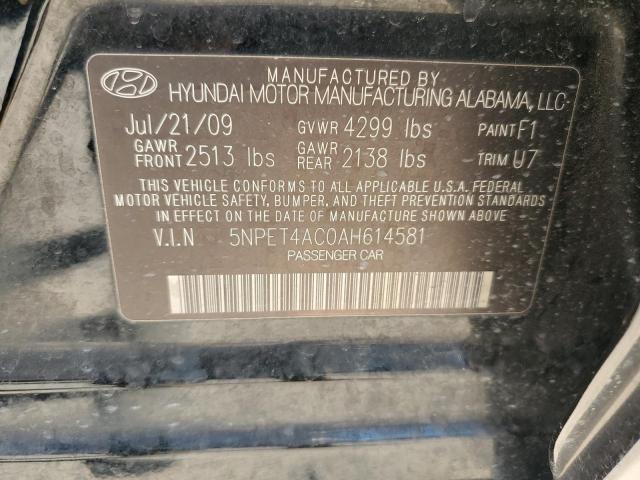 Photo 11 VIN: 5NPET4AC0AH614581 - HYUNDAI SONATA 