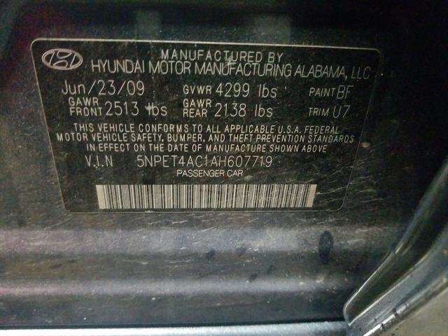 Photo 9 VIN: 5NPET4AC1AH607719 - HYUNDAI SONATA GLS 