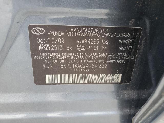 Photo 11 VIN: 5NPET4AC2AH641832 - HYUNDAI SONATA 