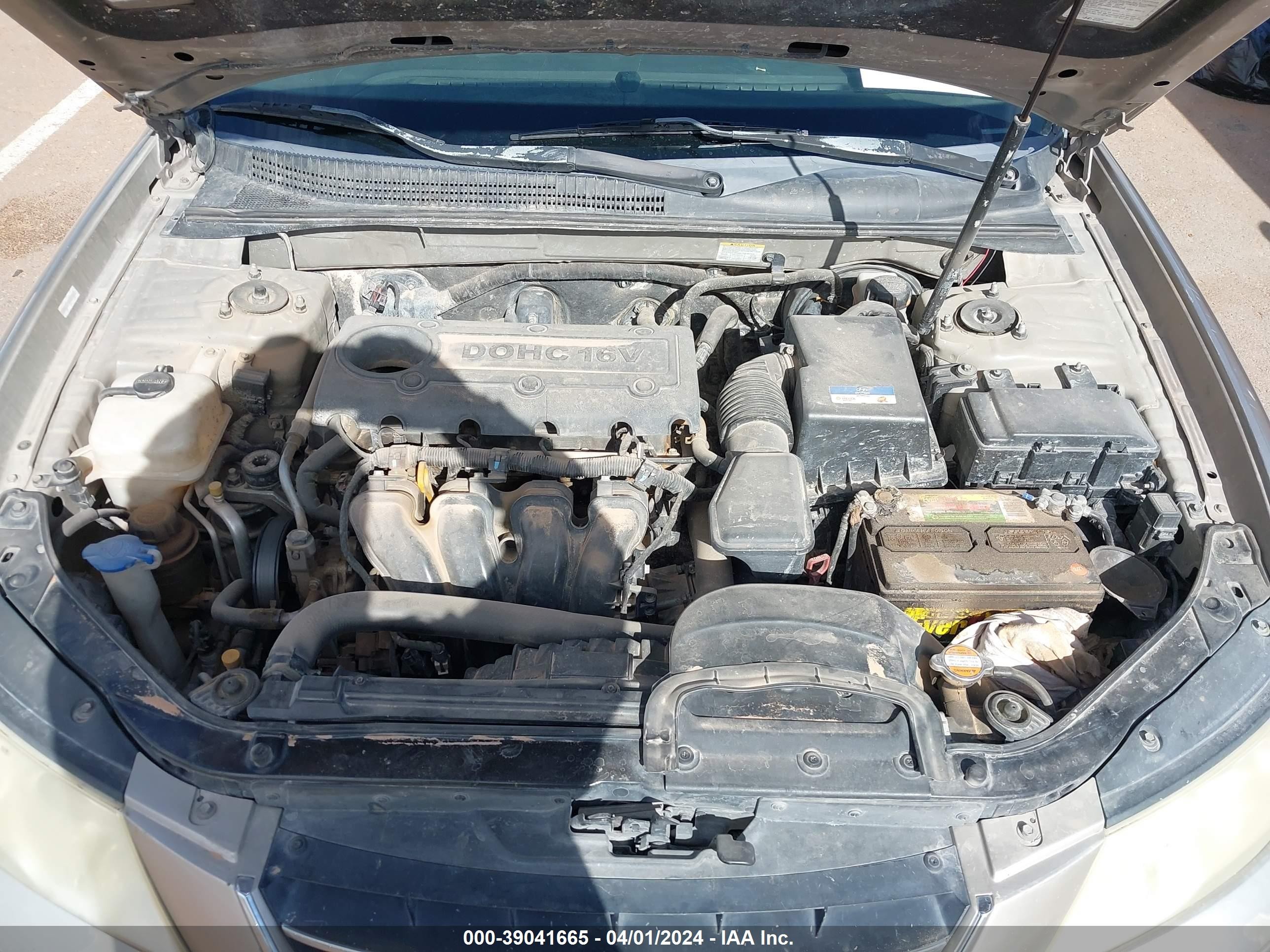 Photo 9 VIN: 5NPET4AC3AH624439 - HYUNDAI SONATA 