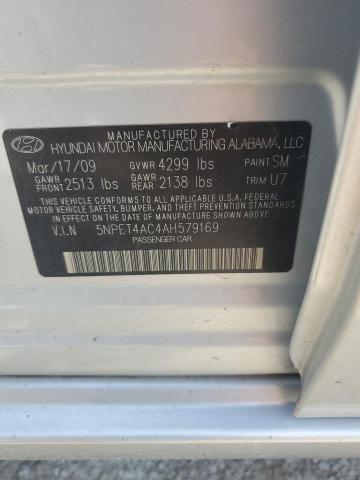 Photo 11 VIN: 5NPET4AC4AH579169 - HYUNDAI SONATA 