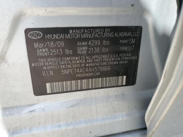 Photo 12 VIN: 5NPET4AC4AH579866 - HYUNDAI SONATA 