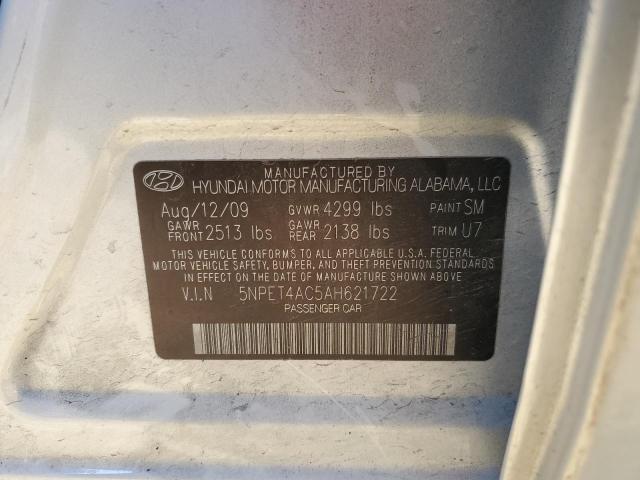 Photo 12 VIN: 5NPET4AC5AH621722 - HYUNDAI SONATA 