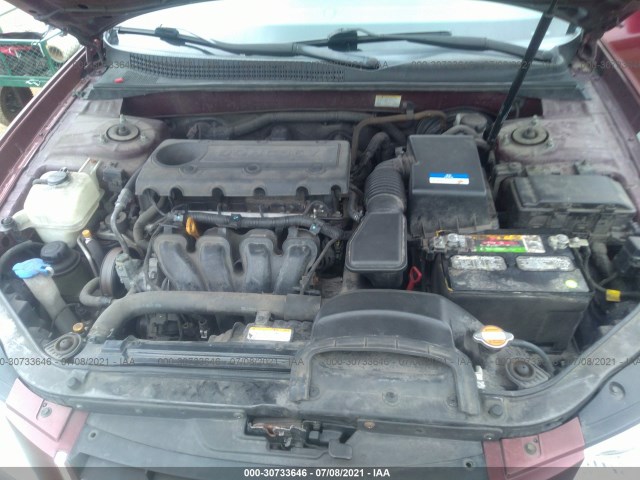 Photo 9 VIN: 5NPET4AC6AH635242 - HYUNDAI SONATA 