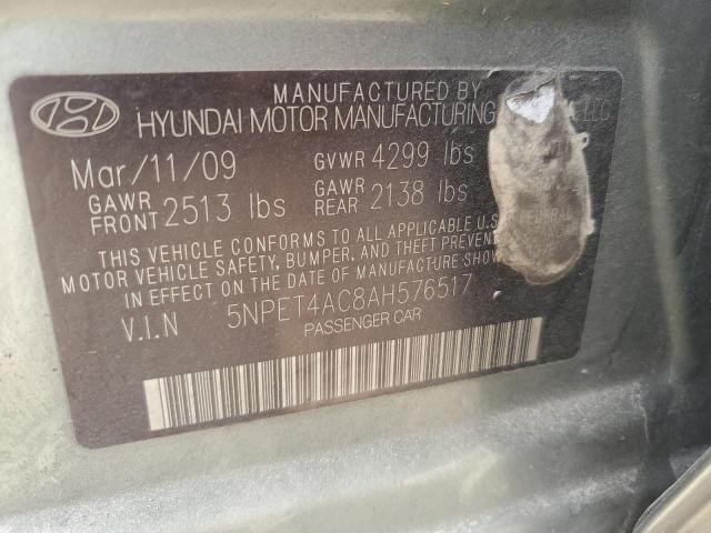 Photo 11 VIN: 5NPET4AC8AH576517 - HYUNDAI SONATA 