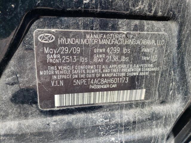 Photo 11 VIN: 5NPET4AC8AH601173 - HYUNDAI SONATA 