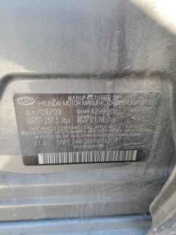 Photo 11 VIN: 5NPET4AC8AH604204 - HYUNDAI SONATA GLS 