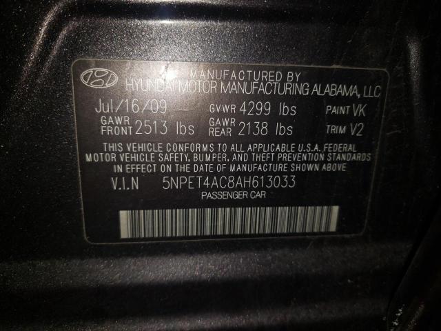 Photo 11 VIN: 5NPET4AC8AH613033 - HYUNDAI SONATA GLS 