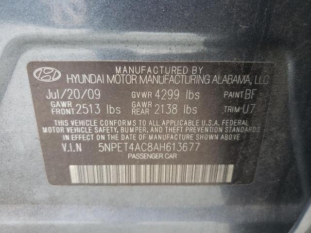 Photo 9 VIN: 5NPET4AC8AH613677 - HYUNDAI SONATA GLS 