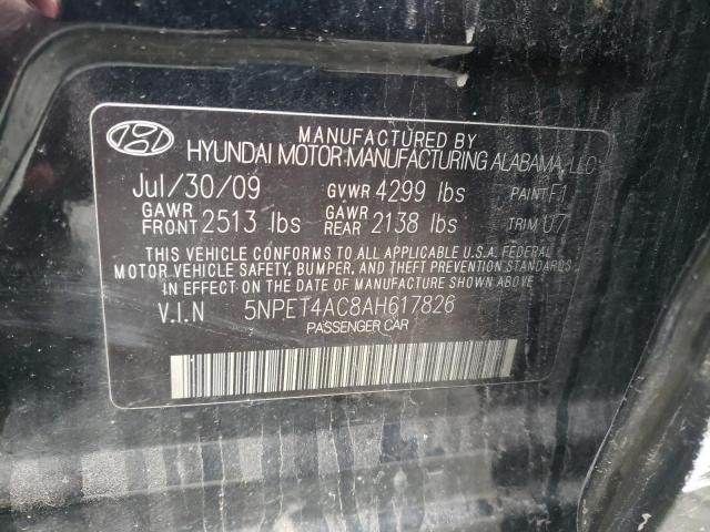 Photo 11 VIN: 5NPET4AC8AH617826 - HYUNDAI SONATA GLS 