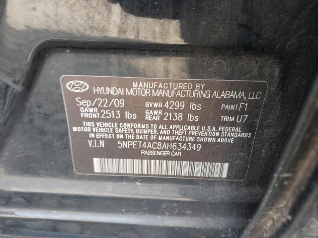 Photo 11 VIN: 5NPET4AC8AH634349 - HYUNDAI SONATA GLS 