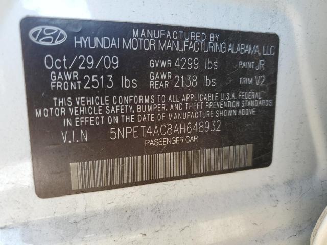 Photo 11 VIN: 5NPET4AC8AH648932 - HYUNDAI SONATA 