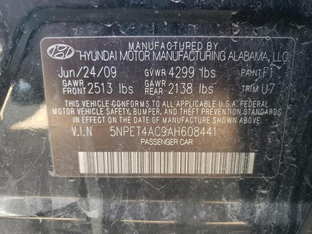 Photo 11 VIN: 5NPET4AC9AH608441 - HYUNDAI SONATA GLS 