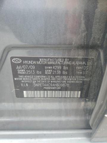 Photo 11 VIN: 5NPET4AC9AH609878 - HYUNDAI SONATA GLS 