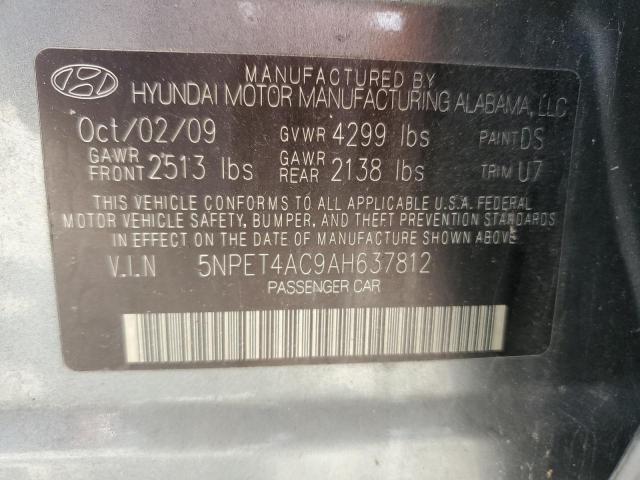 Photo 11 VIN: 5NPET4AC9AH637812 - HYUNDAI SONATA 