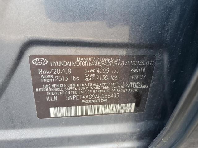 Photo 11 VIN: 5NPET4AC9AH658403 - HYUNDAI SONATA 