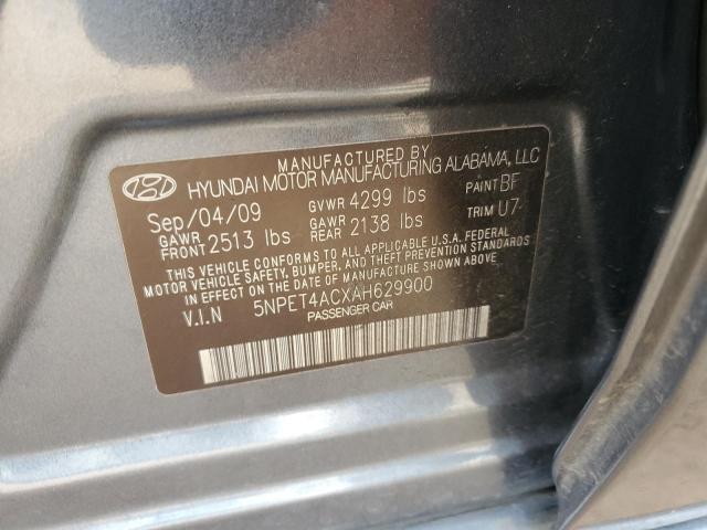 Photo 11 VIN: 5NPET4ACXAH629900 - HYUNDAI SONATA GLS 