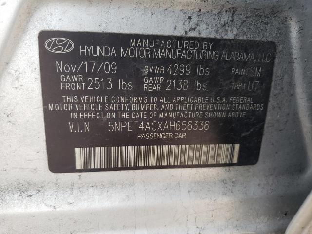 Photo 11 VIN: 5NPET4ACXAH656336 - HYUNDAI SONATA GLS 