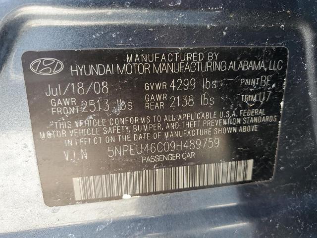 Photo 11 VIN: 5NPEU46C09H489759 - HYUNDAI SONATA 