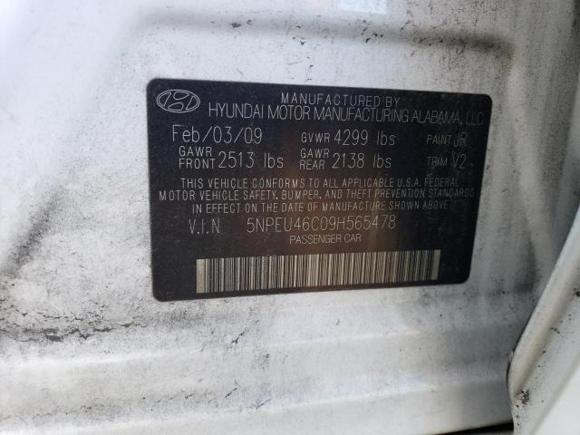 Photo 12 VIN: 5NPEU46C09H565478 - HYUNDAI SONATA 