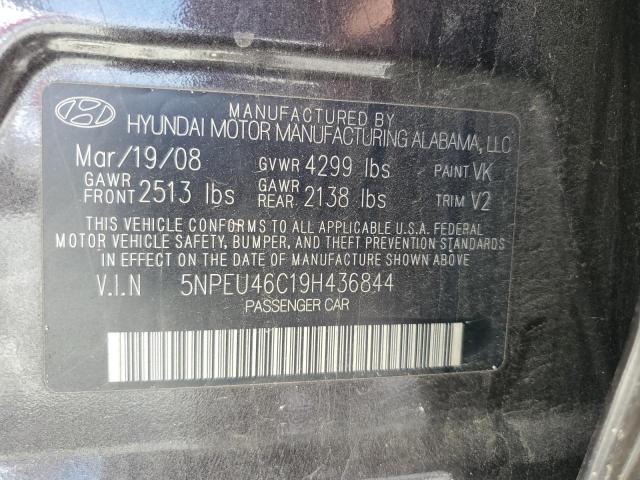 Photo 11 VIN: 5NPEU46C19H436844 - HYUNDAI SONATA 