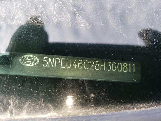 Photo 9 VIN: 5NPEU46C28H360811 - HYUNDAI SONATA SE 