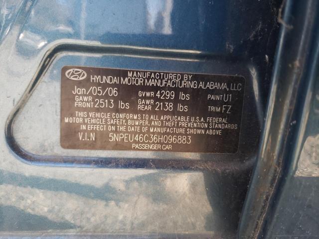 Photo 11 VIN: 5NPEU46C36H096883 - HYUNDAI SONATA 