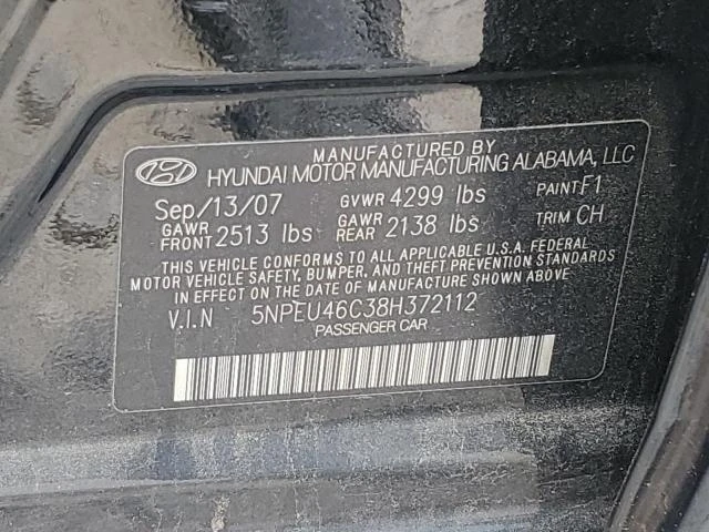 Photo 11 VIN: 5NPEU46C38H372112 - HYUNDAI SONATA SE 