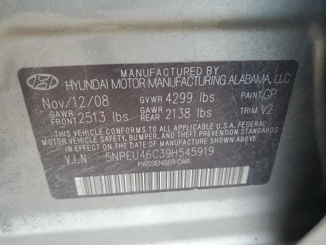 Photo 11 VIN: 5NPEU46C39H545919 - HYUNDAI SONATA SE 