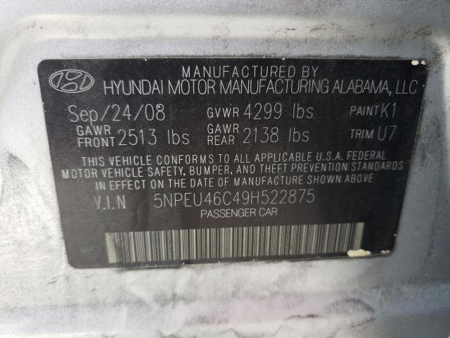 Photo 12 VIN: 5NPEU46C49H522875 - HYUNDAI SONATA SE 