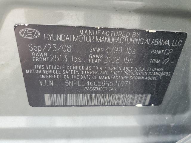 Photo 11 VIN: 5NPEU46C59H521671 - HYUNDAI SONATA SE 