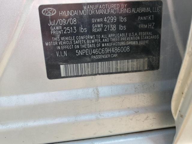 Photo 12 VIN: 5NPEU46C69H486008 - HYUNDAI SONATA SE 