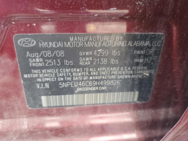 Photo 11 VIN: 5NPEU46C69H499826 - HYUNDAI SONATA SE 