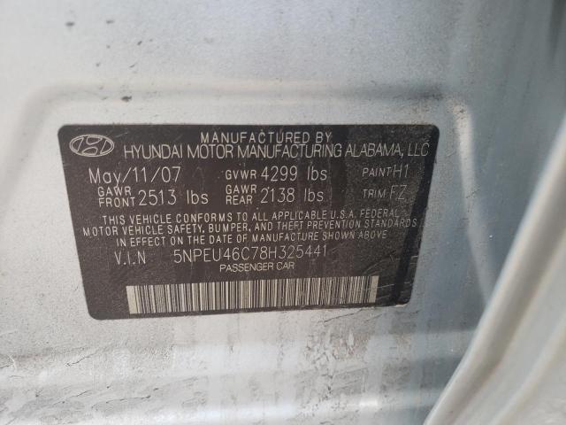 Photo 9 VIN: 5NPEU46C78H325441 - HYUNDAI SONATA SE 