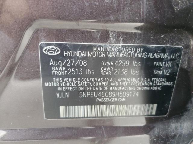 Photo 11 VIN: 5NPEU46C89H509174 - HYUNDAI SONATA SE 