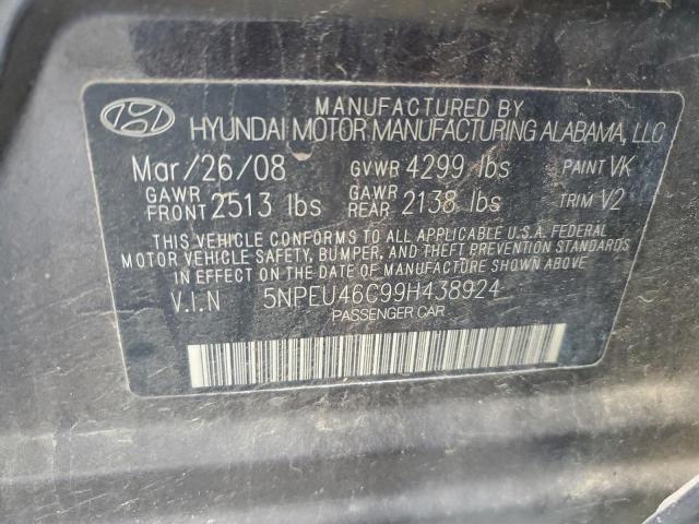 Photo 11 VIN: 5NPEU46C99H438924 - HYUNDAI SONATA SE 