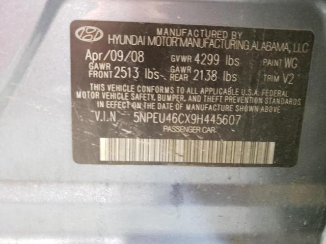 Photo 9 VIN: 5NPEU46CX9H445607 - HYUNDAI SONATA SE 