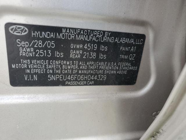 Photo 11 VIN: 5NPEU46F06H044329 - HYUNDAI SONATA 