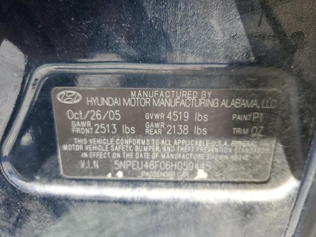 Photo 11 VIN: 5NPEU46F06H059445 - HYUNDAI SONATA 