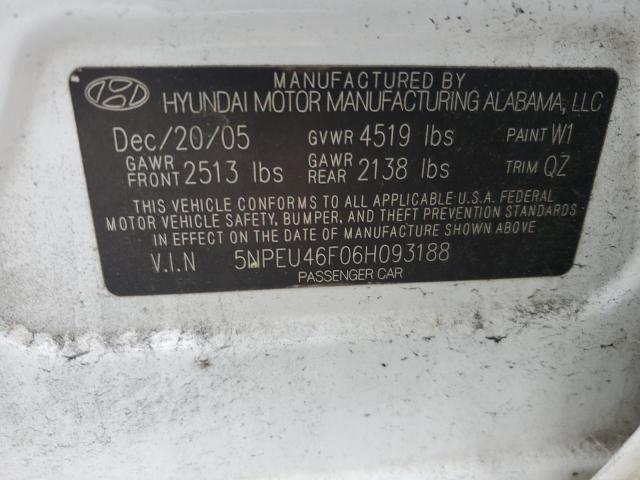 Photo 11 VIN: 5NPEU46F06H093188 - HYUNDAI SONATA 